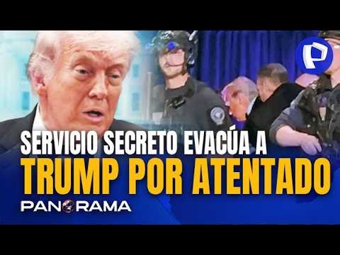 Servicio Secreto evacúa a Trump por atentado: presidente de USA participaba en cena