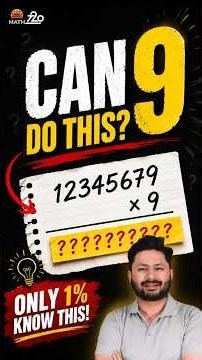 Why is 9 Considered the Magic Multiplication Number? #shorts