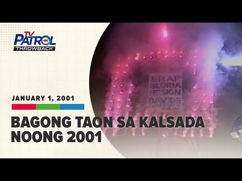 TV Patrol Throwback: Paputok, karahasan, sunog--paano sinalubong ang 2001 sa Pilipinas?