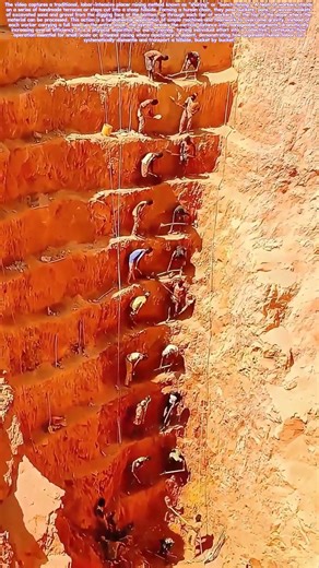 Laddering the Earth: The Human Chain That Moves a Mountain