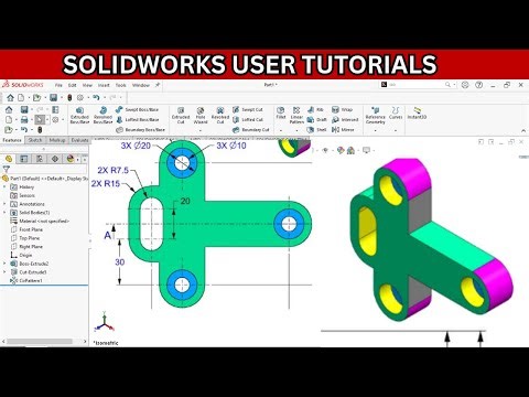 🔥SOLIDWORKS Tutorial for Beginner| Fixture Block