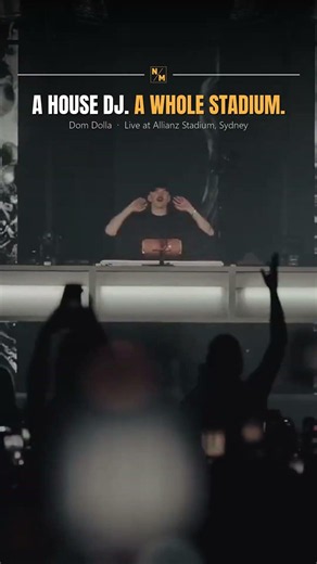 Dom Dolla - A House DJ. A Whole Stadium #shorts