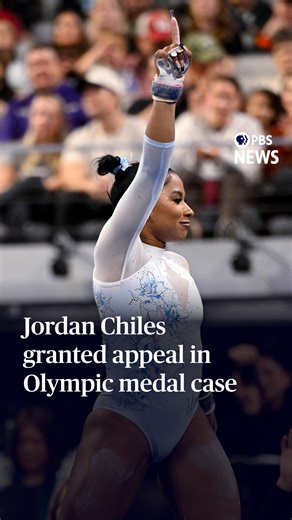 Gymnast Jordan Chiles is one step closer to potentially reclaiming a disputed bronze medal from the 2024 Paris Olympics. The highest court in Switzerland has sent the case back to the Court of Arbitration for Sport to examine new evidence. Chiles' third place finish on floor exercise was hastily overturned after Romania claimed the Americans didn't file a score challenge in time by a matter of seconds. Thursday's ruling cited audio-visual recordings of the final, which could change the outcome, 