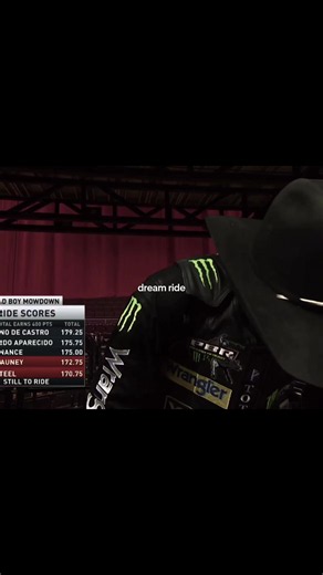 JB Mauney last ride dream ride - PBR bull rider clip