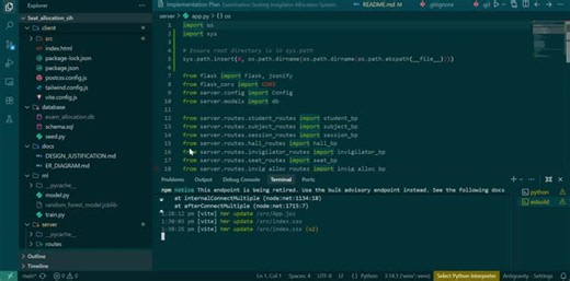 #react #python #flask #fullstackdevelopment #softwareengineering #machinelearning #sqlite #restapi #tailwindcss #opensource #github #webdevelopment | Suvetha Easwara prasath