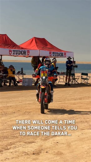 POV: You’ve just become the youngest RallyGP stage winner at Dakar!🔥 That’s how you claim a debut stage victory. 💪 #KTM #ReadyToRace #Rally #DakarRally | KTM Factory Racing