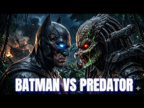 Batman vs Predator: Who Walks Away Alive From This Brutal Battle? 🦇👽