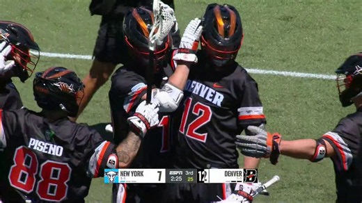 SEVEN unanswered goals from the Denver Outlaws against the reigning PLL champs 🔥