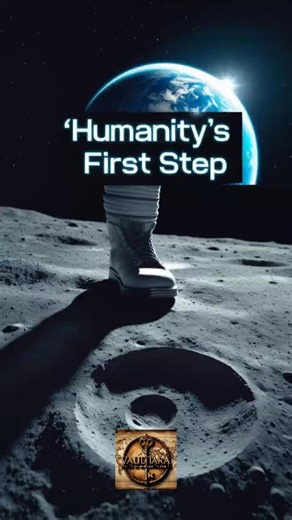The First Footprint on the Moon | #Shorts