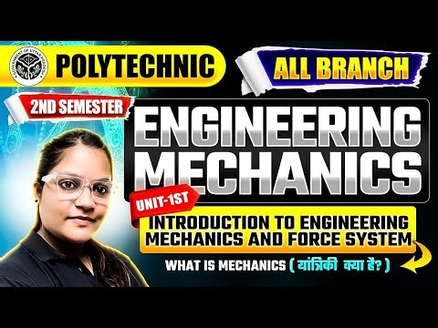 MOMENT OF FORCES || ENGINEERING MECHANICS || UNIT - 1 2NDSEM ALL BRANCH || 2026-27 #upbte #live