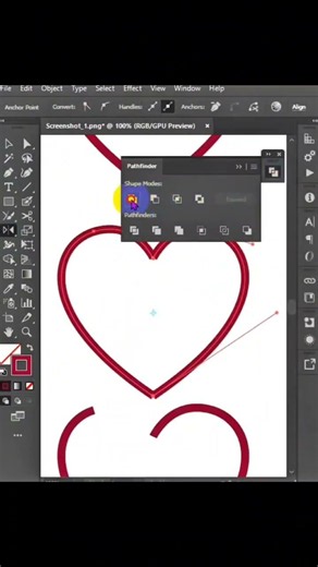 Adobe Illustrator Heart Shape Tutorial |Create a Clean Vector Heart in #second #illustrator #design