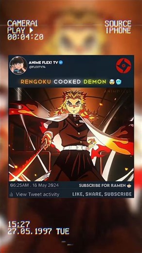 Rengoku's 🥵 Flame Breathing 🔥🥶 #demonslayer #animeedit #tanjiro #hashira #animeviral #shorts