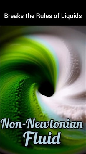 Breaks The Rules of Liquids | A Non-Newtonian Fluid #science #shorts