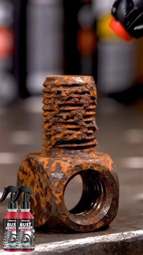 😮The rust disappeared right before my eyes!✨This Nano Rust Remover Polishing Spray effortlessly bring metal parts back to life in seconds🛠️Easy to use & Gentle on metal✅Pertect For Tools, Cars, Bikes, Grills, Bolts, Boats & More | Sagevive