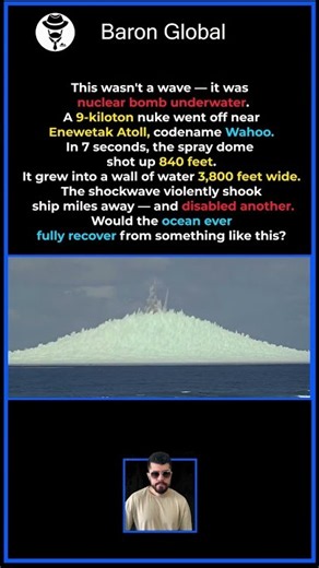 They Detonated a Nuke Underwater — What Happened Next Shook Everything 💥 #shorts