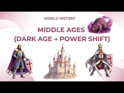 Fall of Rome → Rise of Europe | Middle Ages Explained Fast | Topper Notes Hub - Govt