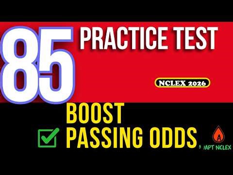 NCLEX Practice Test | 85 High Yield Questions Review to build Exam Confidence