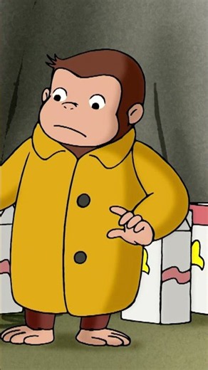 Curious George Makes An Exploding Snow Volcano! #shorts