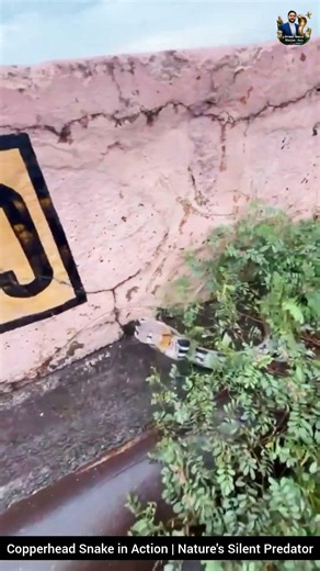 Copperhead Snake in Action | Nature's Silent Predator #snake #wildliferescue #wildlifeentertainment