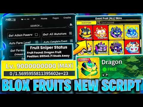 Blox Fruits Script • NO KEY • Auto Farm, Fast Attack, Fruit ESP, Auto Raid, Sea Events & More! 2026