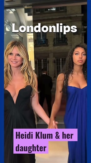 Heidi Klum’s 16 year old daughter attended Paris fashion week