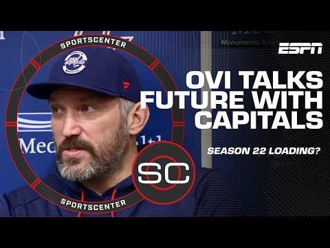 Alex Ovechkin speaks about his future 👀 ‘Pretty sure’ not my last game | SportsCenter