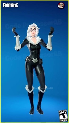 Fortnite Bratty Emote Black Cat Skin Thicc 🍑🥵😂