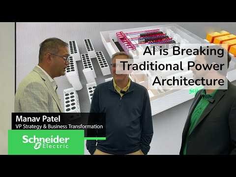 Why AI Data Centers Are Moving to 800V DC | Schneider Electric Live from Data Center World 2026