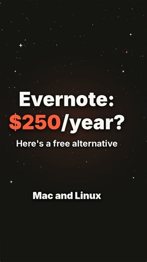 Evernote costs $250 a year? Try this free alternative #shorts