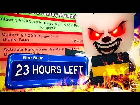 Playing Beesmas for 24 Hours STRAIGHT... (Bee Swarm Simulator) Part 2