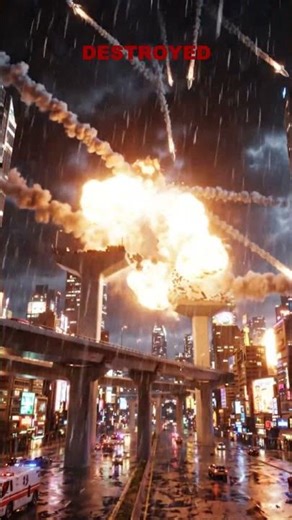Massive Bridge Destruction Caught on Camera 😱💥 (AI Cinematic Short) #ai #cinematic #viralvideo