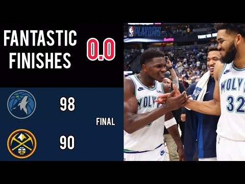 Final 7:47 Timberwolves vs Nuggets Comeback Endings In Game 7 👀🍿