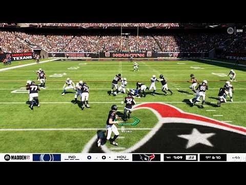 Madden NFL 27 - Indianapolis Colts vs Houston Texans - Gameplay (PS5 UHD) [4K60FPS]