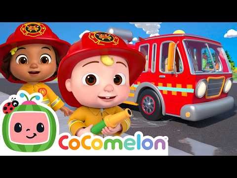 Fire Trucks for Kids | Play Pretend and Sing | CoComelon Nursery Rhymes & Kids Songs