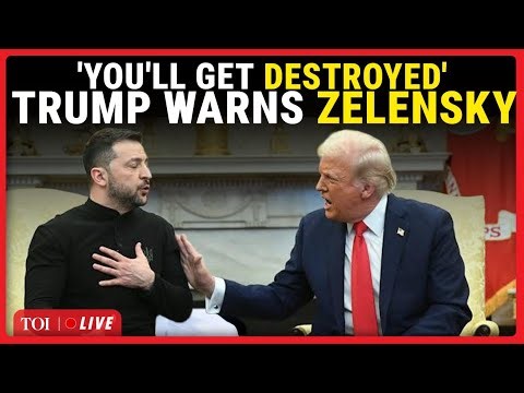 'Surrender Donbas': Trump Warns Zelensky To Accept Putin's 'Terms' In Tense White House Meeting