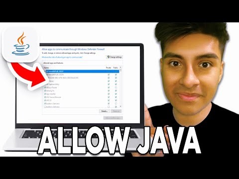 How To Allow Java Through Firewall! - Tutorial