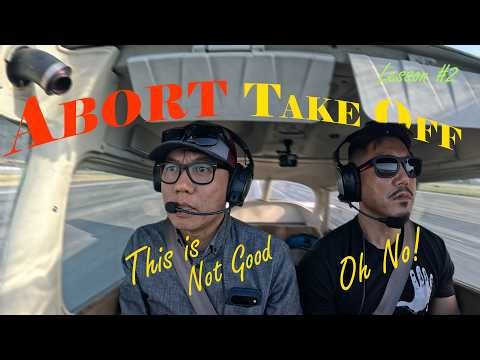 Better on the Ground... ✈️ Aborting Takeoff with a Student!