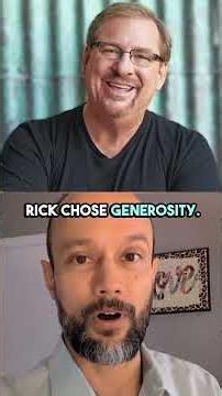 Rick Warren Finds Pleasure in Giving