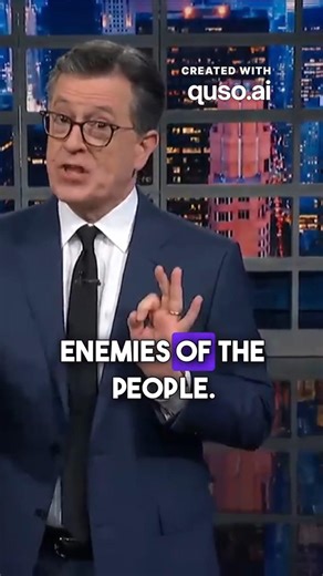 Trump’s Plan to Attack the Press at WHCD? Colbert Weighs In