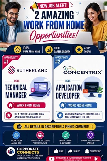 🏠 WORK FROM HOME JOB ALERT! 2 Big Companies Hiring Now 💼