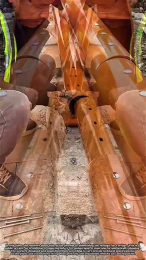 Skills Of Bridge Railing Installers #job #skills #ironworkdesign #workers #traffic