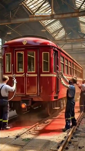 Abandoned Rusty Train Restoration | Satisfying Timelapse Transformation #shorts