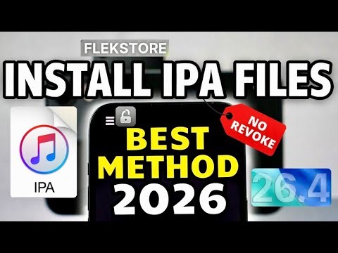 [NEW] Install IPA Files on iPhone & iPad (NO REVOKE / NO PC / NO JAILBREAK) | iOS 15 to iOS 26.4