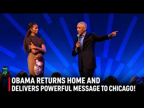 "THEY TOLD US WE WEREN'T WORTH IT" —Barack and Michelle Obama Deliver Powerful Chicago Message