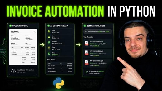 Invoice Automation System in Python: Full Machine Learning Project