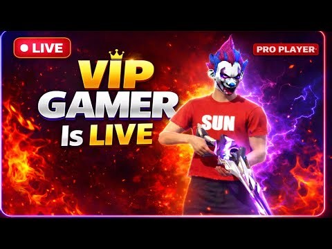 🔴 VIP GAMER FREE FIRE LIVE STREAM #ajjubhai #raistar #gyangaming