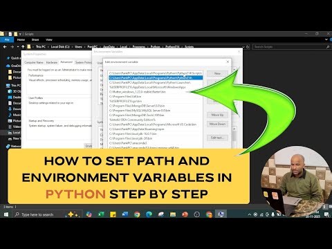 Set PATH & Environment Variables in Python - Data Analytics Using Python Tutorials - Lec 04