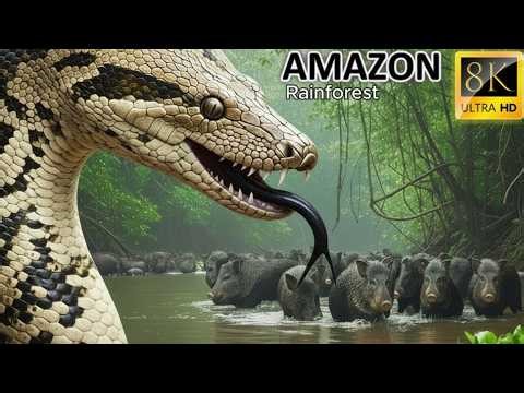 Wild Life Amazon Jungle – When Predators Become Prey Near the River | Nature’s Rules