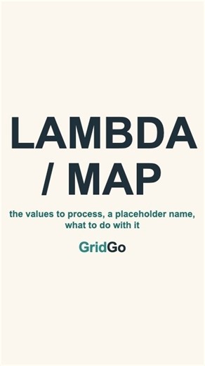 LAMBDA and MAP in Excel: Write Your Own Custom Formula