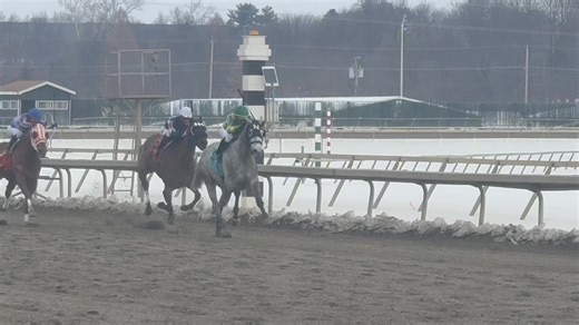 Jockey Francisco Martinez was all smiles after a win on PA Bred gray mare Volatility in Tuesday’s 2nd race at Parx Racing for trainer Jamie Ness & owner Double B Racing Stables LLC - 2/3/26 | Let's Go Racing Parx